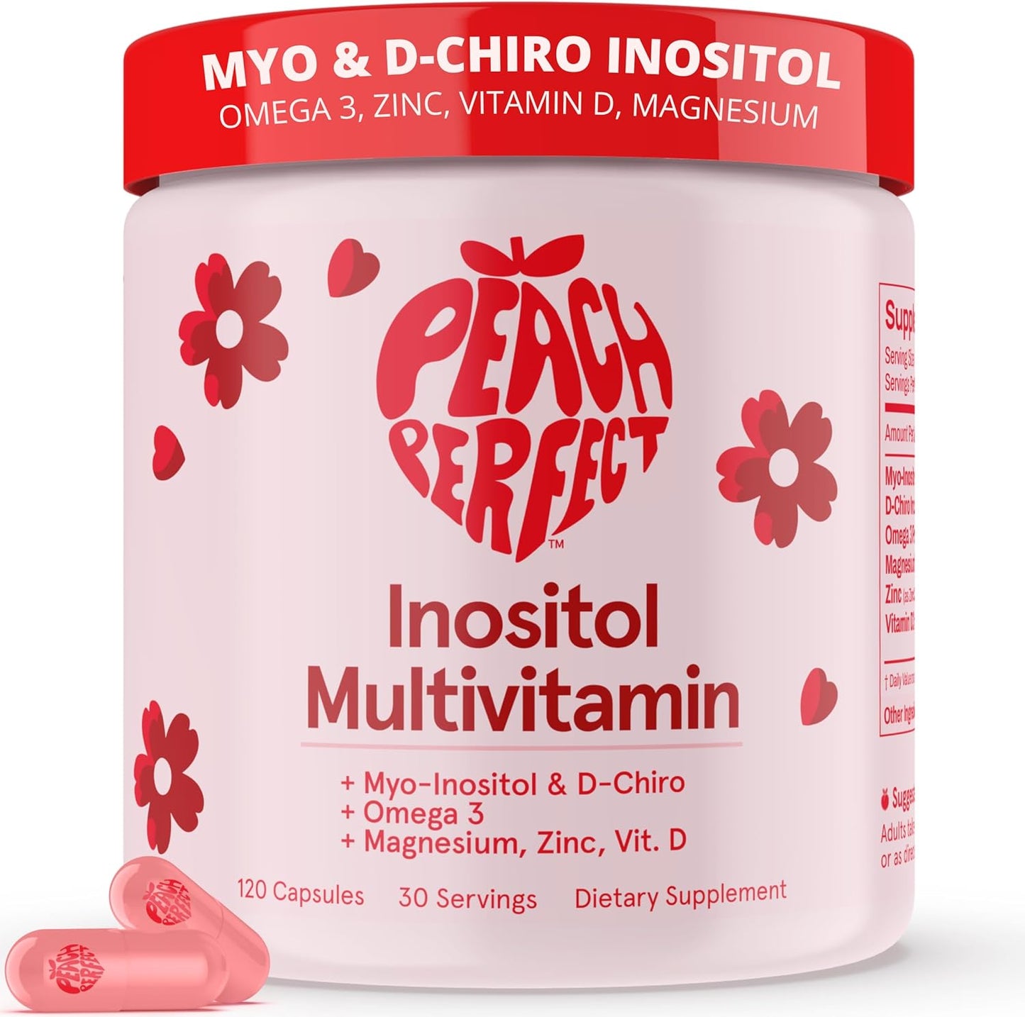 Inositol peach perfect x120 capsulas hormonas