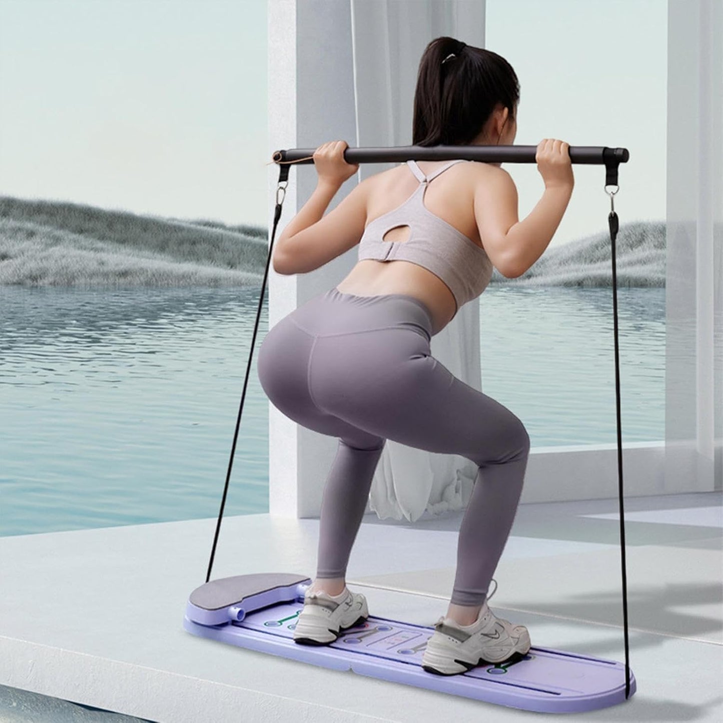 Tabla de pilates MORADO 😱🔥Un gym completo en casa 😱🔥