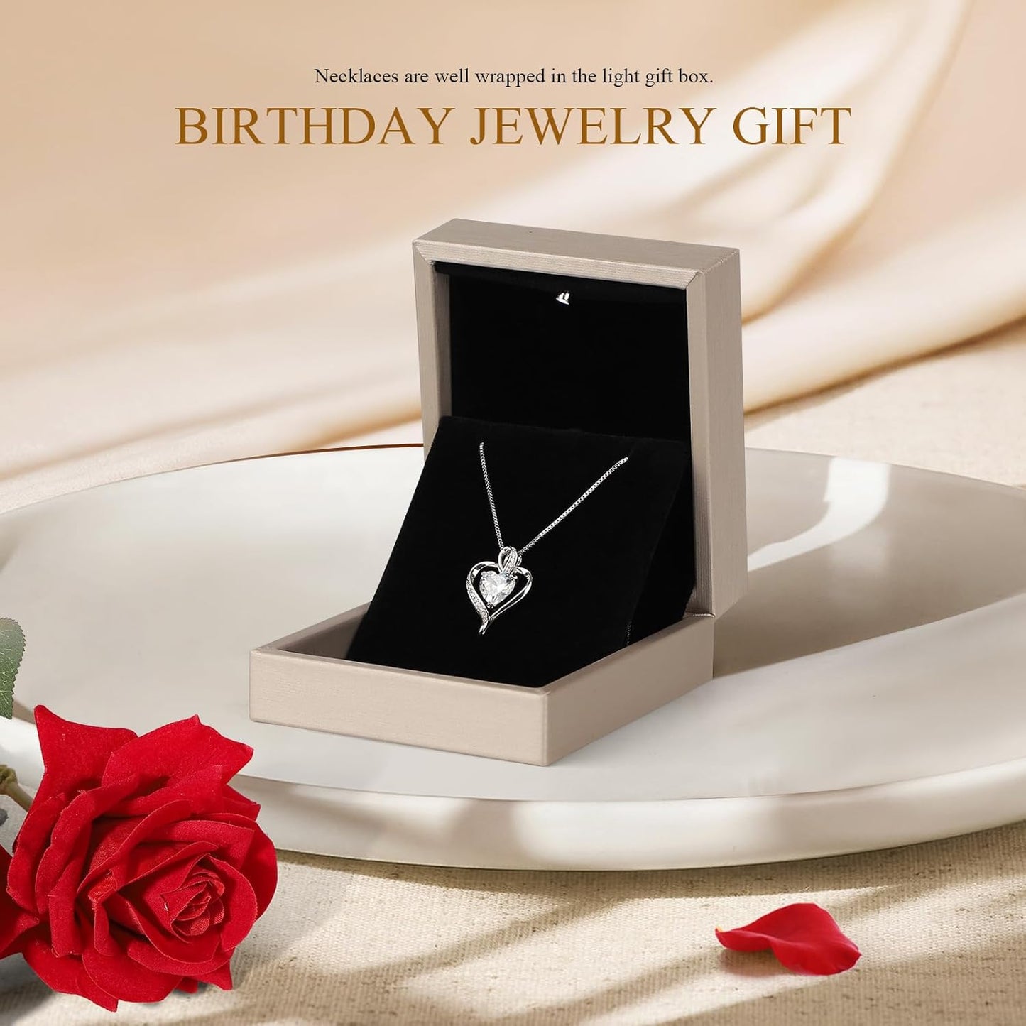 Collar Corazón de Plata Brillante