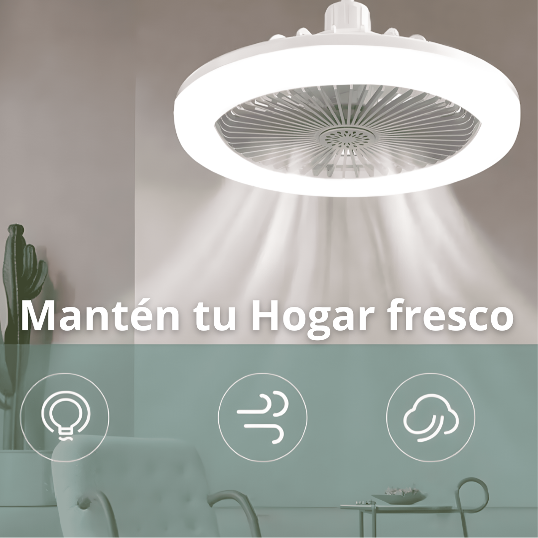 Ventilador Bombillo Ahorra Energía