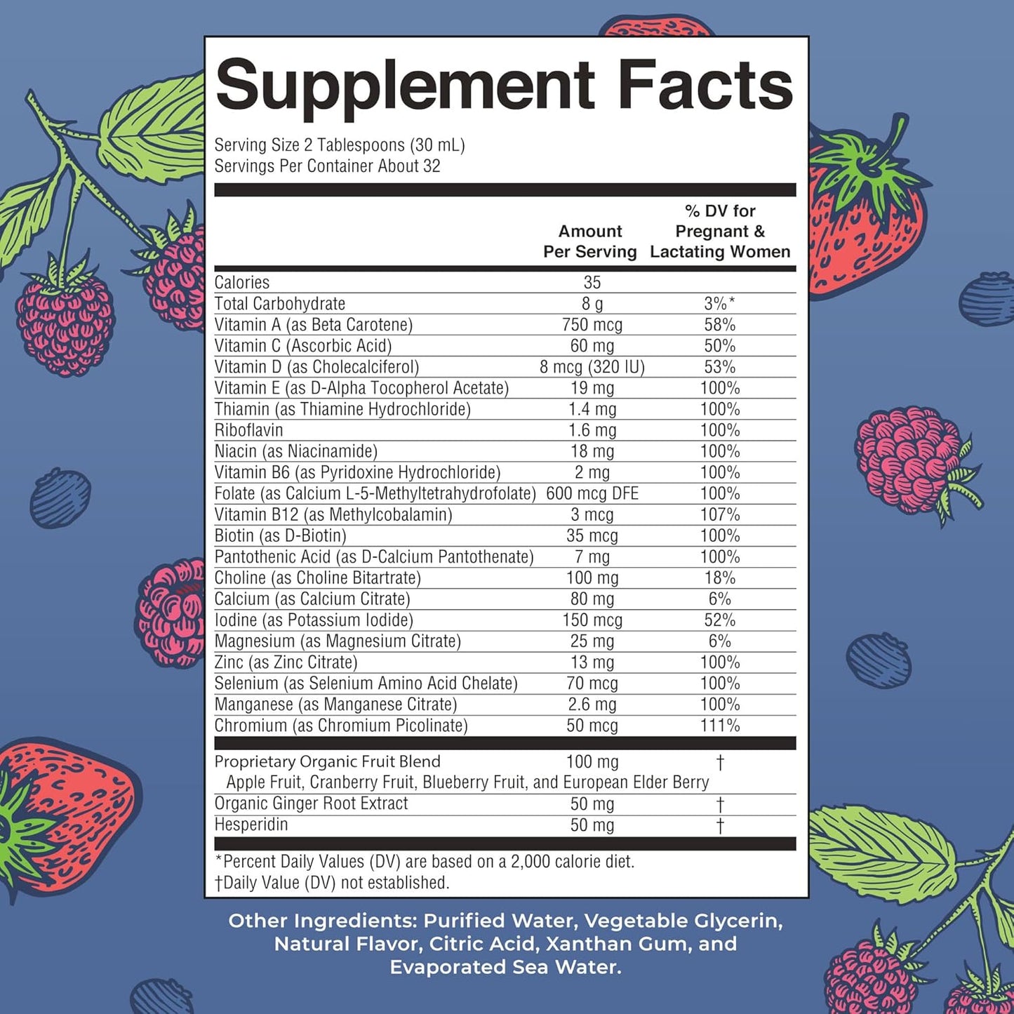 Vitaminas Líquidas para Mamás